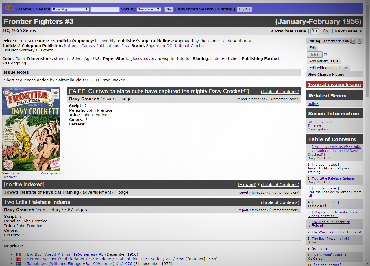 Original page for issue